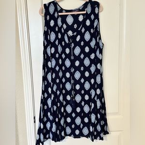 Roaman’s plus size v-neck dress NWT